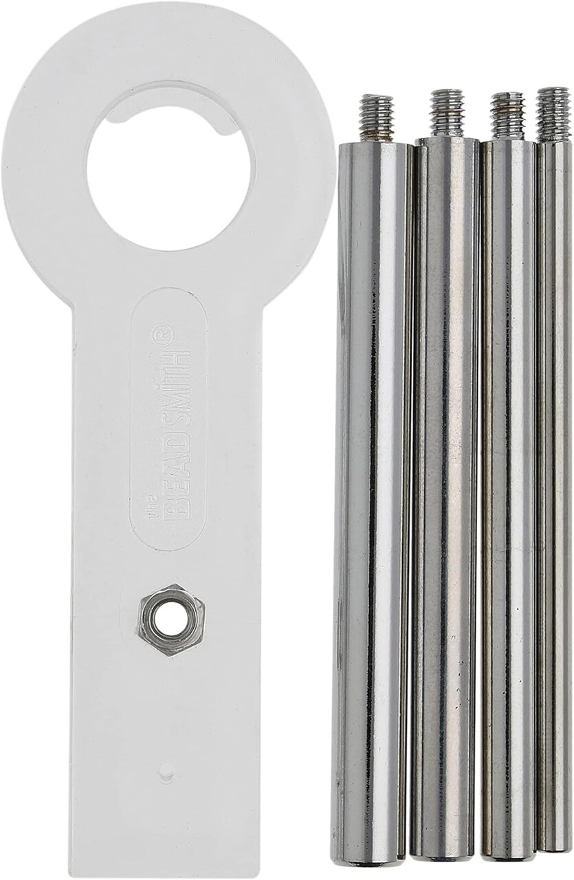 The Beadsmith Jump Ring Maker – Small Sizes 4mm, 6mm, 7mm & 8mm, Coil & Cut Custom Jump Rings for Jewelry Making